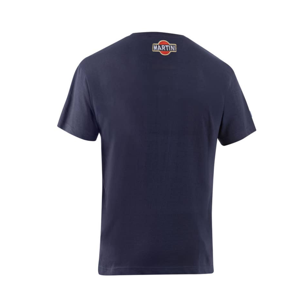 SPARCO CAMISETA AZUL MARTINI-R TOP RAYAS