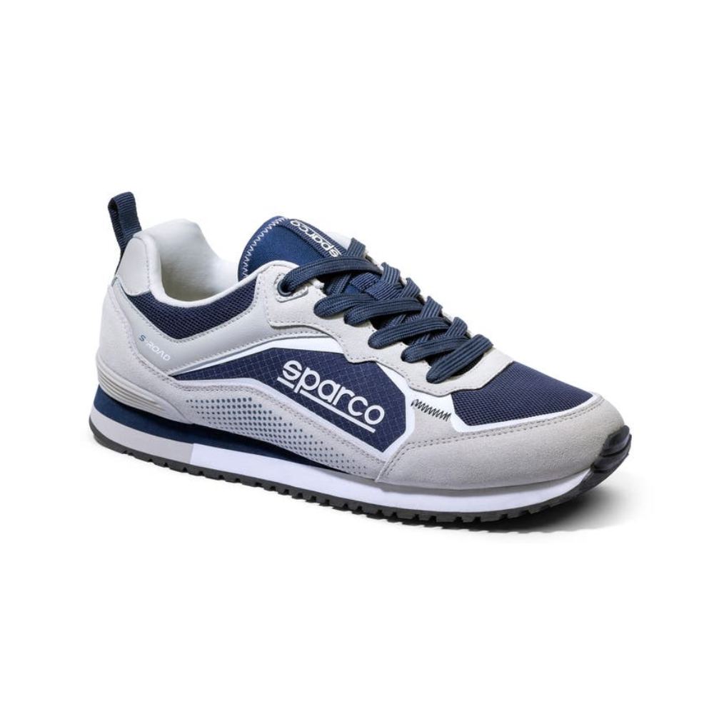 SPARCO ZAPATILLA S-ROAD COLOR GRIS C/ AZUL NAVY