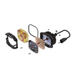 MORIMOTO PAR DE NEBLINEROS 4BANGER NCS COMBO LED LIGHT PODS (Amarillo)