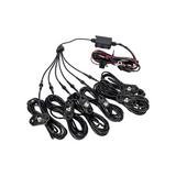 KC HILITES JUEGO DE 6 LUCES LED MULTICOLOR RGB SERIE C - HAZ REFLECTOR DE 5 W