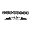 KC HILITES SISTEMA DE BARRA LED Pro6 Gravity® de 50" - 8 luces