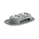 WEATHERTECH COMEDERO PARA MASCOTA CON DOS PLATOS DE ALUMINIO