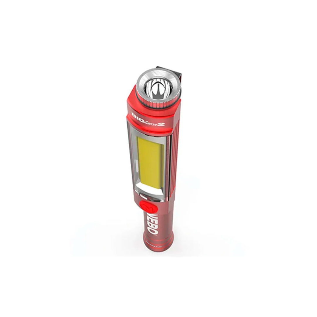 NEBO LINTERNA BIG LARRY 2 COLOR ROJO DE 500 LÚMENES CON MODO DE LUZ DE PELIGRO