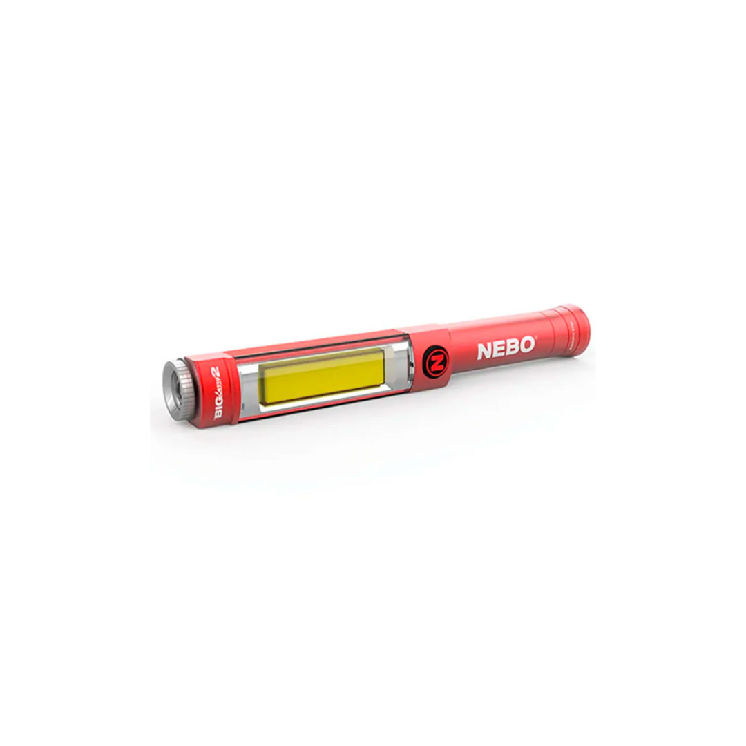 NEBO LINTERNA BIG LARRY 2 COLOR ROJO DE 500 LÚMENES CON MODO DE LUZ DE PELIGRO
