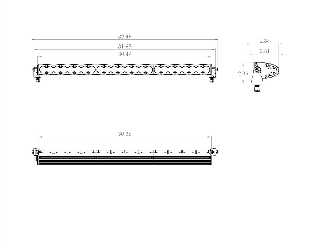 BAJA DESIGNS BARRA LED S8 30" DRIVING COMBO
