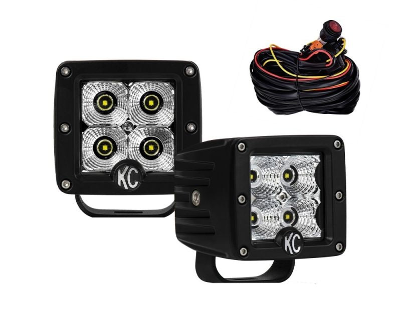 KC HILITES PAR DE NEBLINEROS LED SERIE C3 SISTEMA DE 2 LUCES 24 W- TOYOTA 4RUNNER 10-20