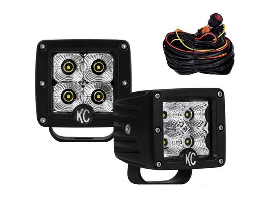 KC HILITES PAR DE NEBLINEROS LED SERIE C3 SISTEMA DE 2 LUCES 24 W- TOYOTA 4RUNNER 10-20