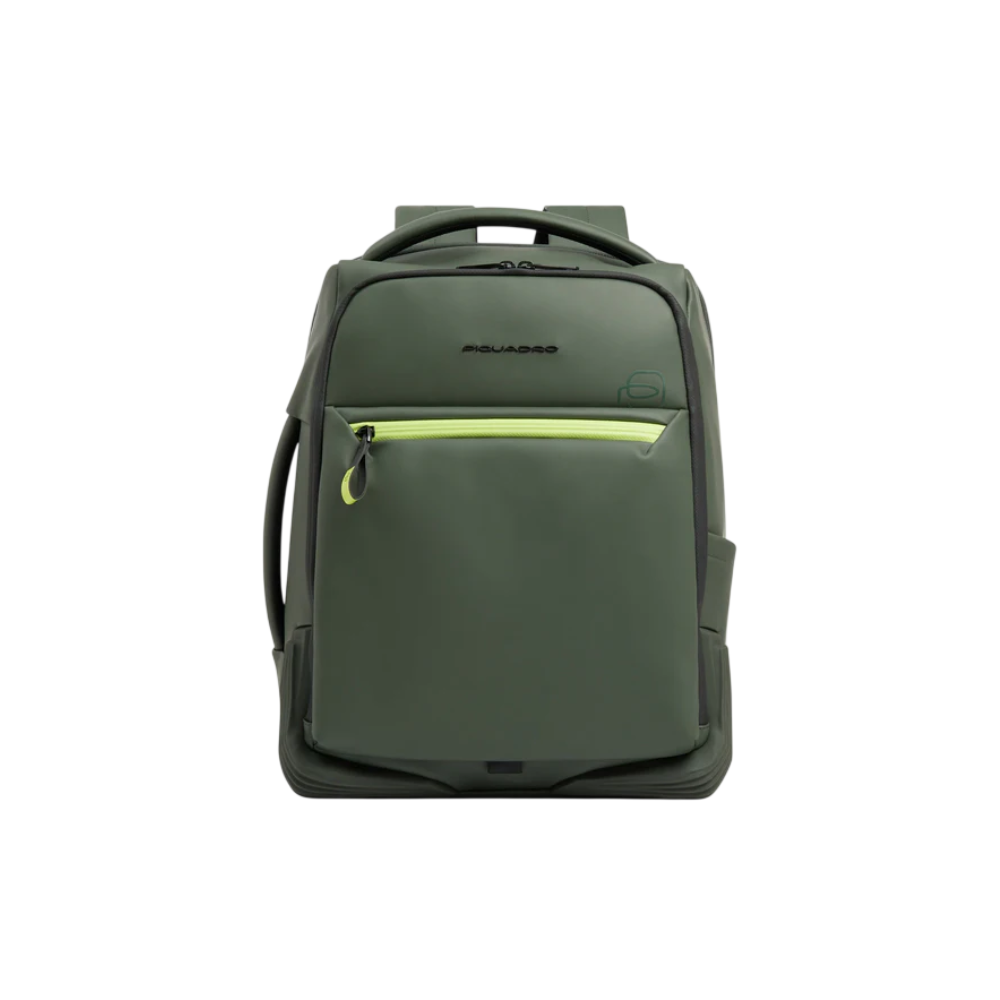 PIQUADRO MOCHILA DE VIAJE IMPERMEABLE COLOR VERDE