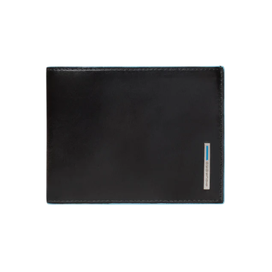 PIQUADRO BILLETERA LIGERA PARA CABALLERO COLOR NEGRO