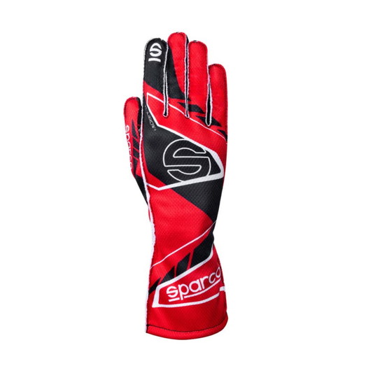 SPARCO GUANTES KARTING K-ARROW HOMOLOGACION COLOR NEGRO C/ ROJO