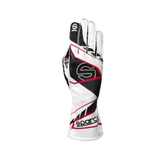 SPARCO GUANTES K-ARROW  HOMOLOGACIÓN  BLANCO C/ NEGRO