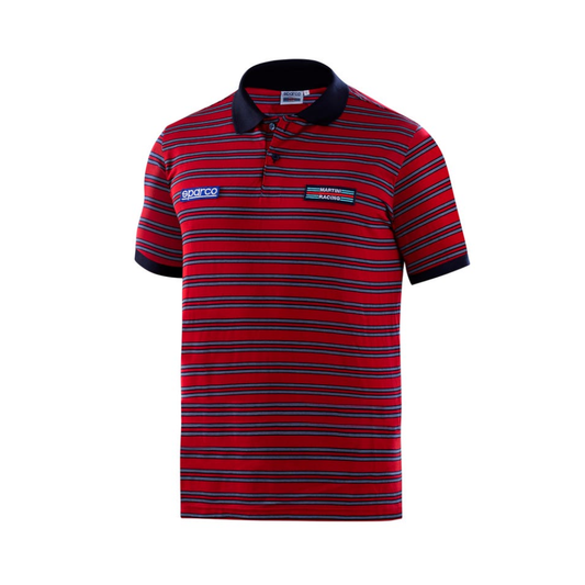 SPARCO - POLO SPORTLINE STRIPES MARTINI TALLA L