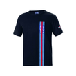 SPARCO POLO BIG STRIPES MARTINI RACING NEGRO
