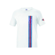SPARCO POLO  BIG STRIPES MARTINI RACING BLANCO