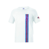 SPARCO POLO  BIG STRIPES MARTINI RACING BLANCO