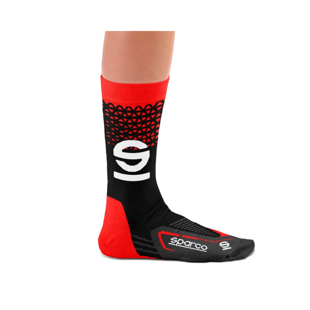 SPARCO MEDIAS CON DISEÑO ICÓNICO NARANJA