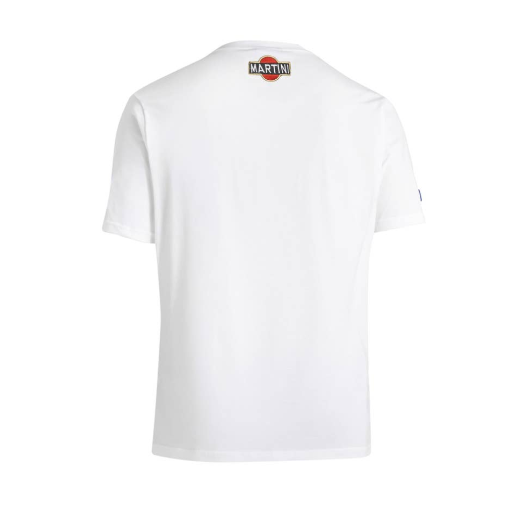 SPARCO CAMISETA BLANCA MARTINI-R TOP RAYAS