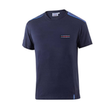 SPARCO CAMISETA AZUL MARTINI-R TOP RAYAS