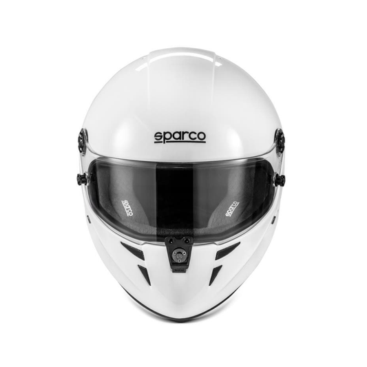 SPARCO CASCO STEALTH HOMOLOGACIÓN FIA 8859-2024 BLANCO C/NEGRO