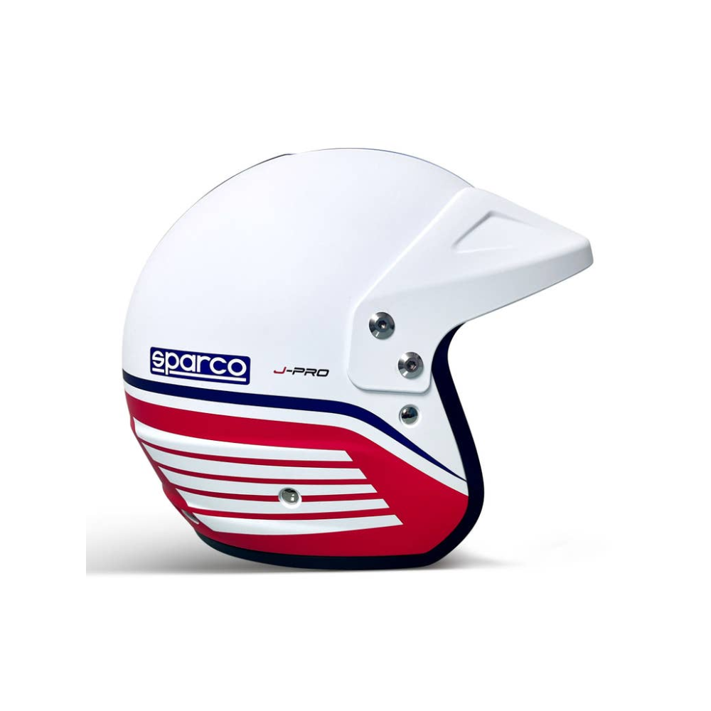 SPARCO  CASCO J-PRO ECE06 MR MARTINI COLOR BLANCO