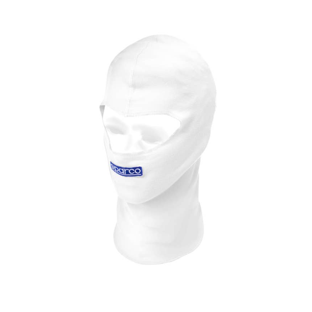 SPARCO BALACLAVA DE ALGODÓN COLOR BLANCO