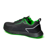 SPARCO ZAPATILLAS DE SEGURIDAD COLOR NEGRO C/ VERDE