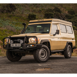 ALUCAB CARPA DE TECHO CON KIT DE CONVERSIÓN PARA LAND CRUISER 78 BEIGE