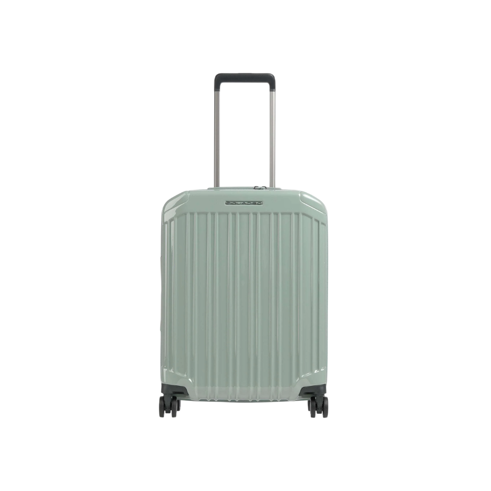 PIQUADRO MALETA DE CABINA 04 RUEDAS Y ESQUINAS DE ALUMINIO