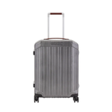 PIQUADRO MALETA DE CABINA 04 RUEDAS CON CIERRE TSA COLOR NEGRO TABACO