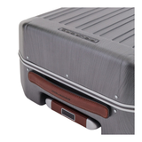 PIQUADRO MALETA DE CABINA 04 RUEDAS CON CIERRE TSA COLOR NEGRO TABACO