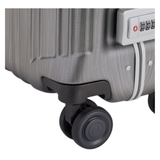 PIQUADRO MALETA DE CABINA 04 RUEDAS CON CIERRE TSA COLOR NEGRO TABACO