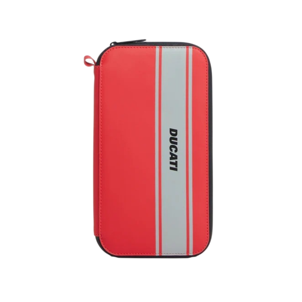 PIQUADRO PORTA PASAPORTE CON CREMALLERA DUCATI - RJ