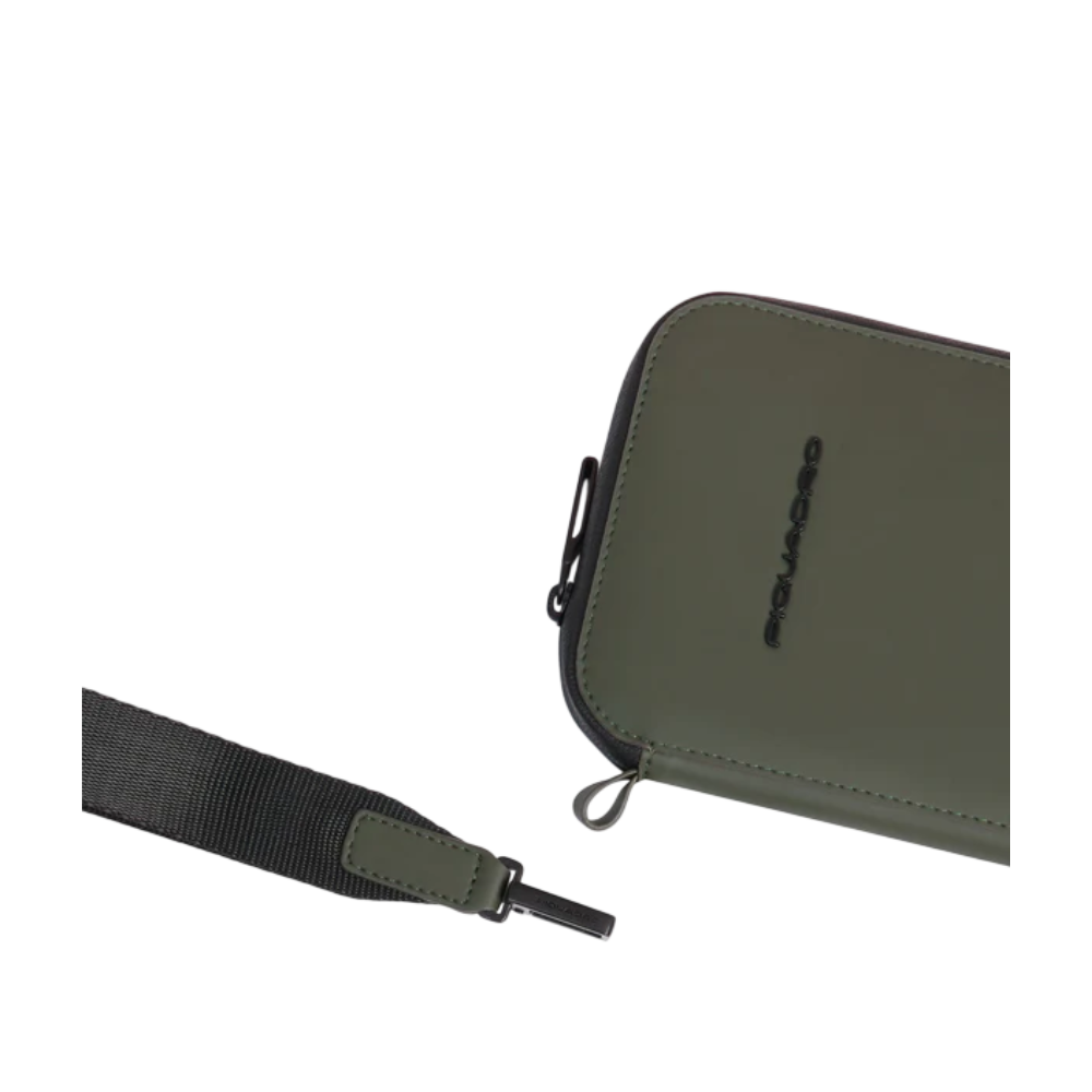 PIQUADRO PORTA PASAPORTE CON CREMALLERA - NG