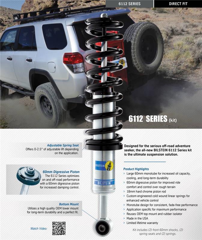 BILSTEIN KIT DE SUSPENSION PARA 4RUNNER-TACOMA-PRADO freeshipping - All Racing Perú