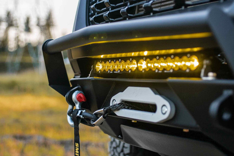BAJA DESIGNS PAR DE BARRAS S8 10" PATRÓN COMBO - LED AMBAR