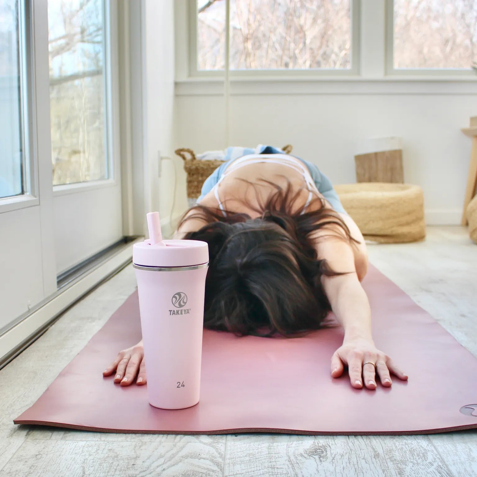 TAKEYA VASO AISLADOR CON PAJILLA 24oz
