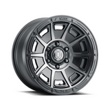 ICON ALLOYS VICTORY SMOKED SATIN BLACK ARO 17"