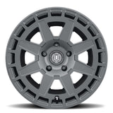 ICON ALLOYS COMPASS / SATIN BLACK ARO 17" freeshipping - All Racing Perú
