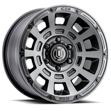 ICON ALLOYS THRUST /SMK SATIN BLACK ARO 17" freeshipping - All Racing Perú