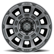 ICON ALLOYS THRUST /SMK SATIN BLACK ARO 17" freeshipping - All Racing Perú