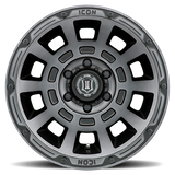 ICON ALLOYS THRUST /SMK SATIN BLACK ARO 17" freeshipping - All Racing Perú