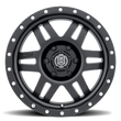 ICON ALLOYS SIX SPEED SAT BLACK ARO 17" freeshipping - All Racing Perú